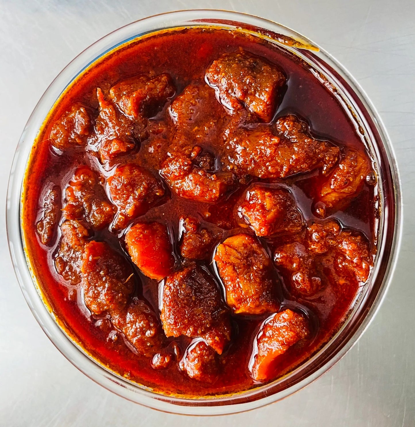 Andhra Chicken Pickle With Bones