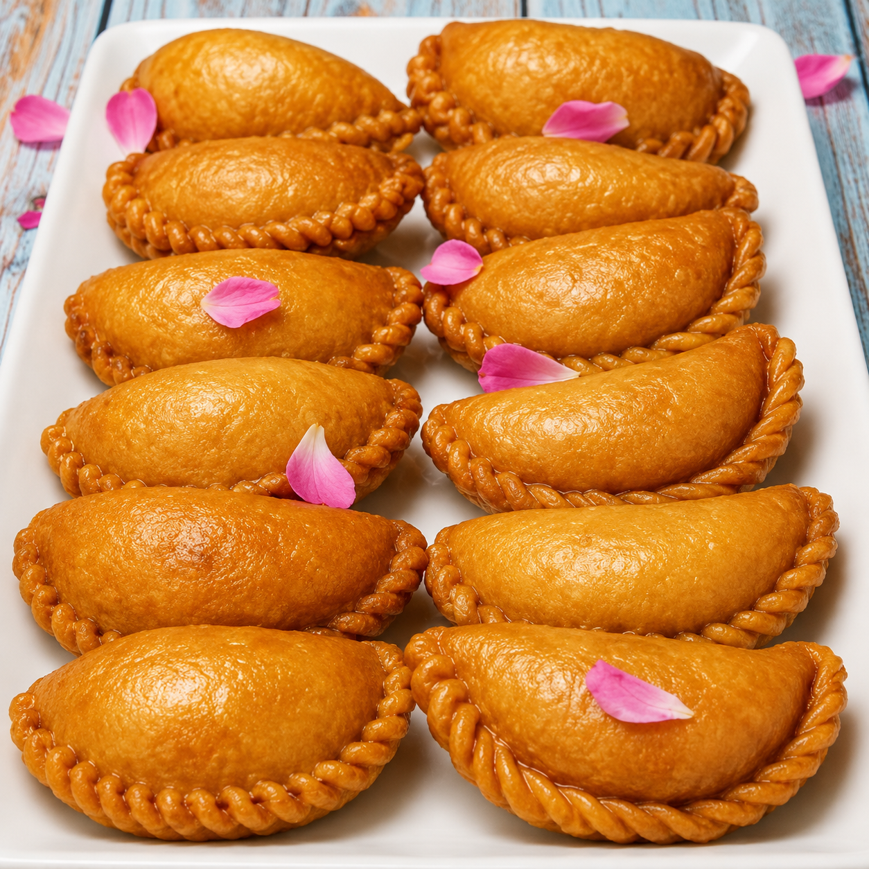 Kova Puri (Chandrakala) Sweet