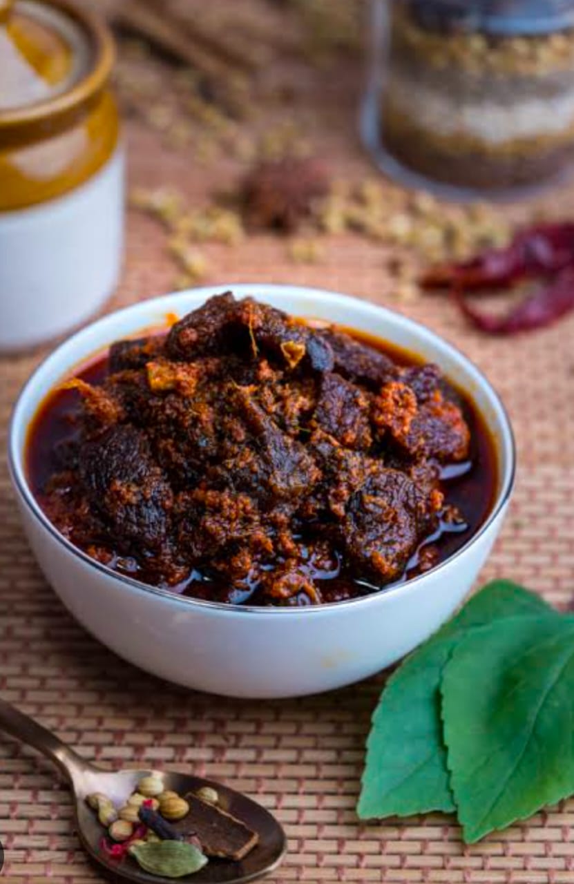 Gongura Mutton Boneless Pickle – Andhra Style